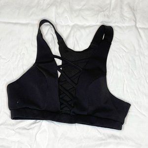 Lunalae Criss Cross Black Bra